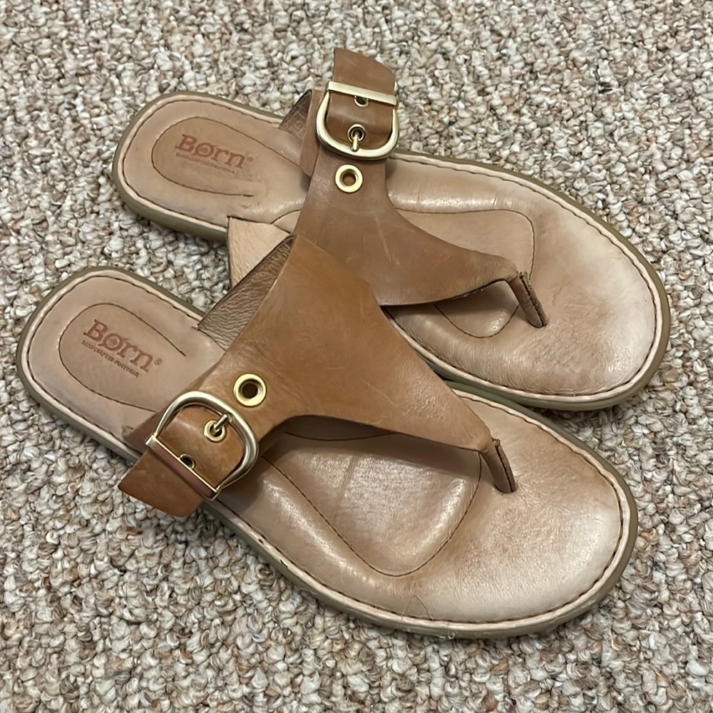 Leather sandals